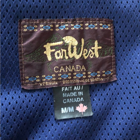 Vintage FAR WEST Europe Bond Gore-Tex Yellow Windbreaker Men’s Size M - Picture 11 of 16